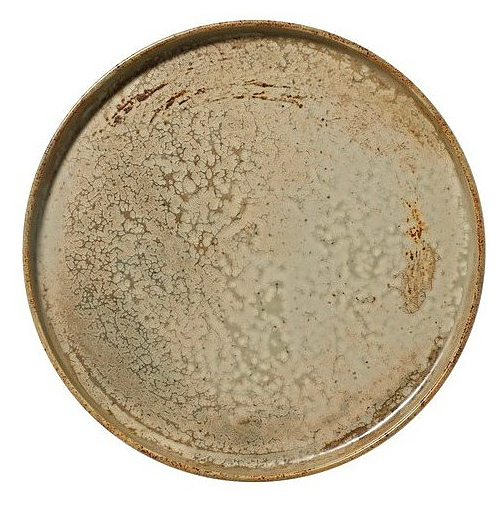 Тарелка с бортом ID Fine Fall Sage 20650-161025 25,5 см серо-зеленый, коричневый
