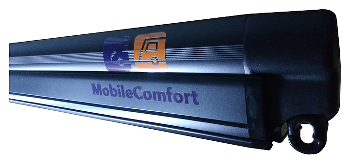 Маркиза автомобильная MobileComfort M400BD 4 м механическая, черный корпус с темно-серым тентом