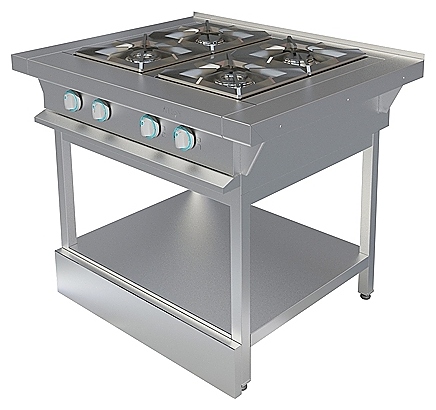 Плита газовая ATESY ПГС-9-4-22.5 AII Традиция-2008 (без духового шкафа)