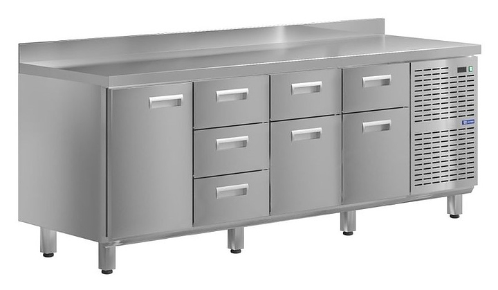 Стол холодильный KAYMAN КСХ-1344/60 (1 дверь, 7 ящиков)