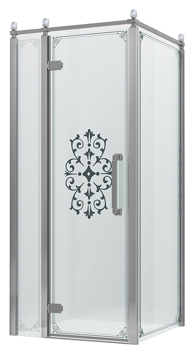 Уголок душевой Ambassador Royal 18015108-L 90х90 см, левый