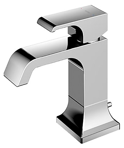 Смеситель для раковины TOTO GC TLG08301R низкий, с донным клапаном, хром