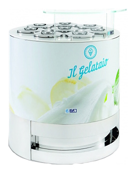 Витрина для мороженого ISA Il Gelataio 8(+8) T2