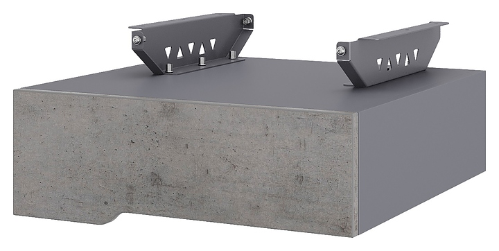 Тумба подвесная КОБОР T-1 graphite/chicago