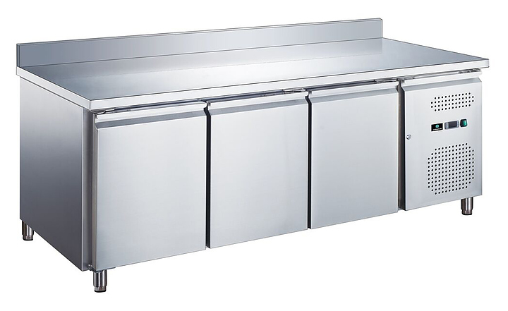 Стол холодильный Hurakan HKN-GN3TN-SB с бортом