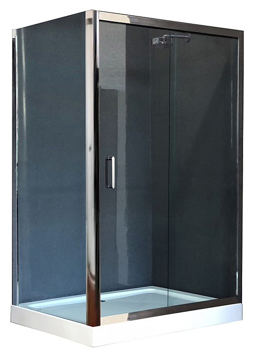 Уголок душевой Royal Bath RB 9120HP-T-CH 120х90х200 см, прозрачное, хромированный профиль