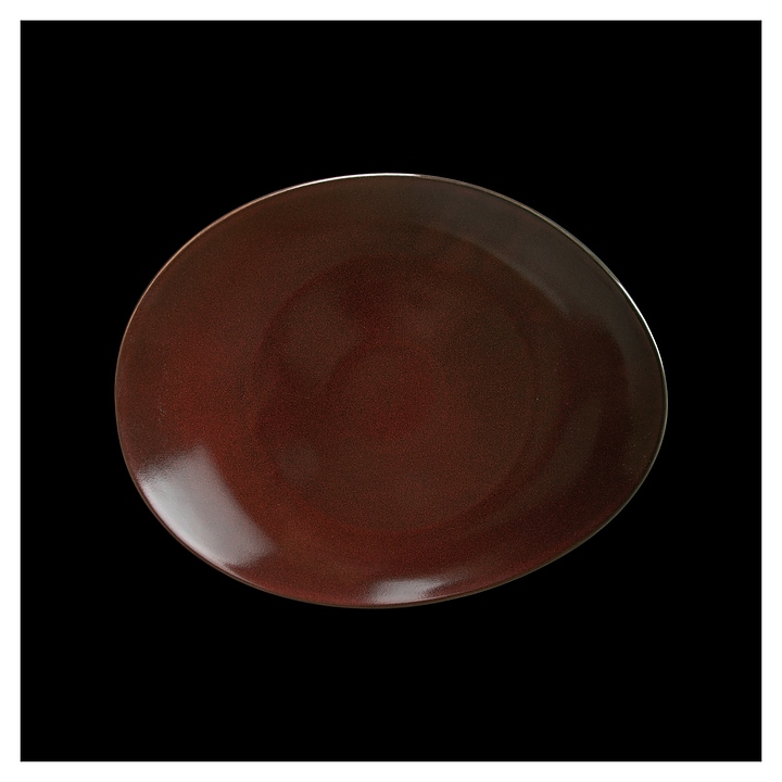 Тарелка Corone Cocorita XSY2252 36х28,5 см (фарфор) овальная красная