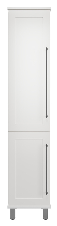 Шкаф-пенал Misty Марта-35 36х165 см, с бельевой корзиной, левый, белый