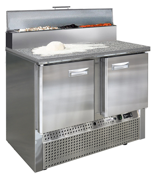 Стол холодильный для пиццы Finist СХСнпцг-800-2