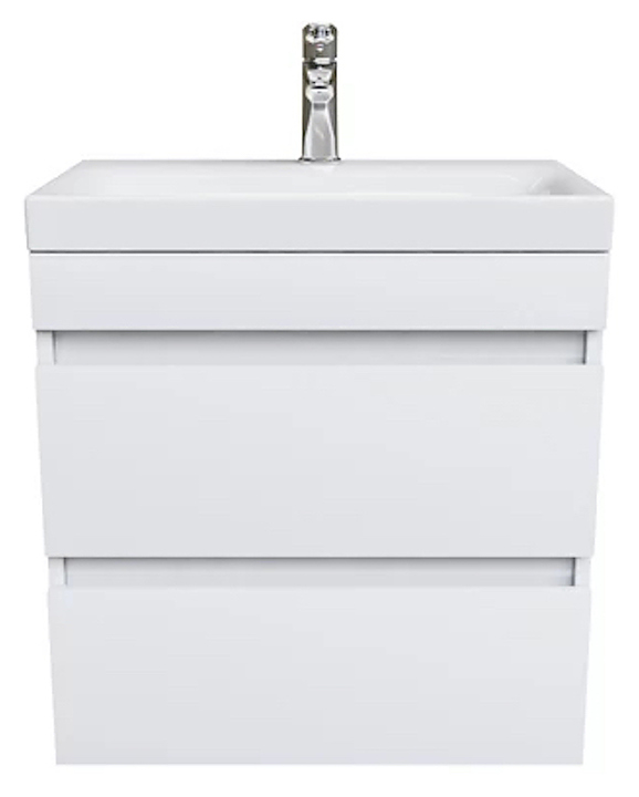 Тумба подвесная с раковиной IDDIS Zodiac ZOD6CB0i95K 60 см, белая