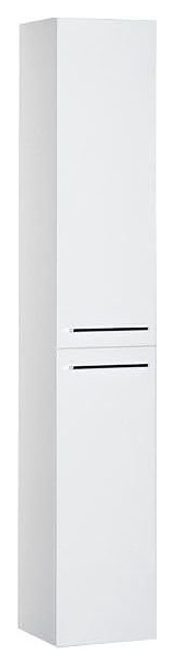 Шкаф-пенал De Aqua Тока 1S БК 30 R 30х170 см с бельевой корзиной, правый, белый