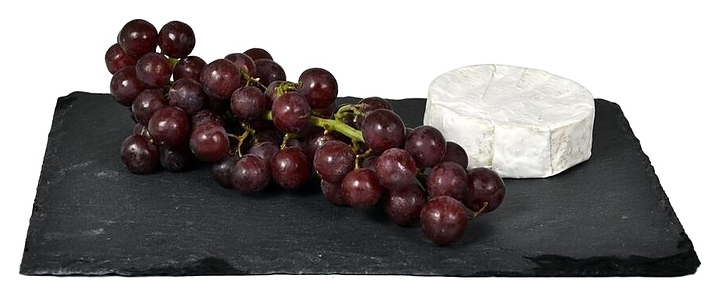 Блюдо сервировочное Sunnex MSL7 30х20 см h=0,5 см (сланец) прямоугольное черное