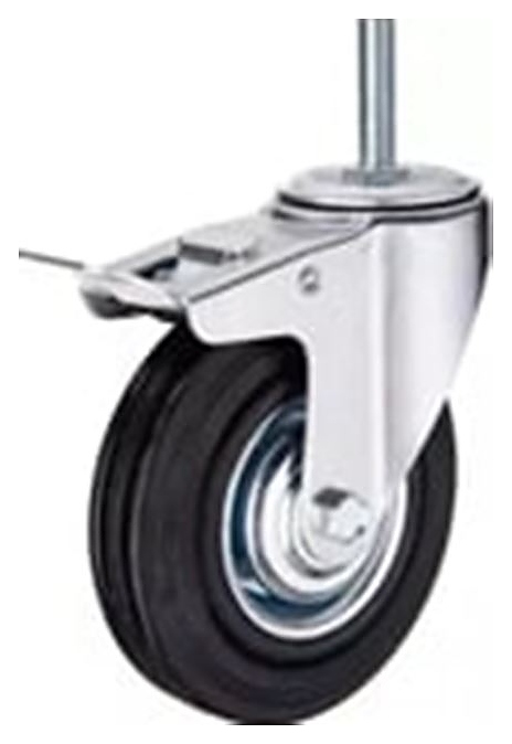 Колесо промышленное MetallCart SCtb 42, тормоз, 100 мм