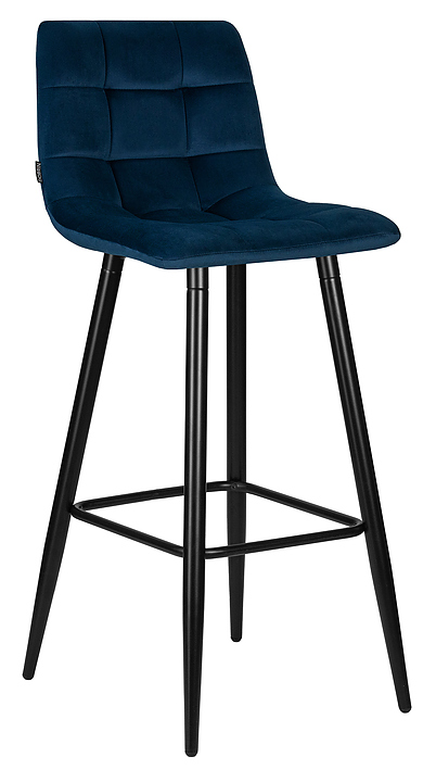 Стул барный DOBRIN 8078-LML-N NICOLE (темно-синий) 2 шт.