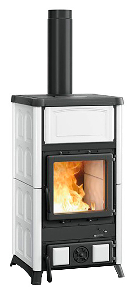 Дровяная печь-камин La Nordica Concita белая