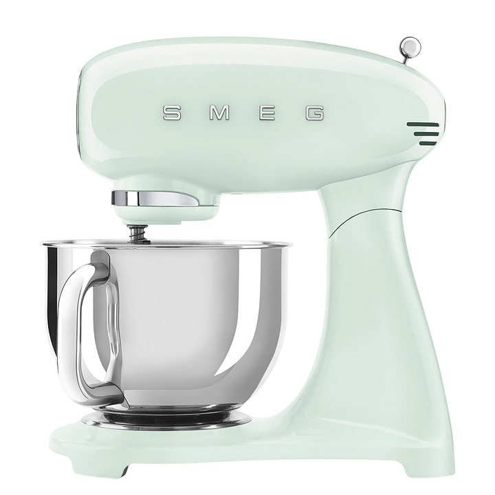 Миксер планетарный SMEG SMF05PGEU 1000 Вт 4,8 л 405х221х378 мм пастельный зеленый, глянцевый