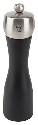 Мельница для соли Peugeot Fidji 17163, 54х200 мм, бук / металлический измельчитель, черная