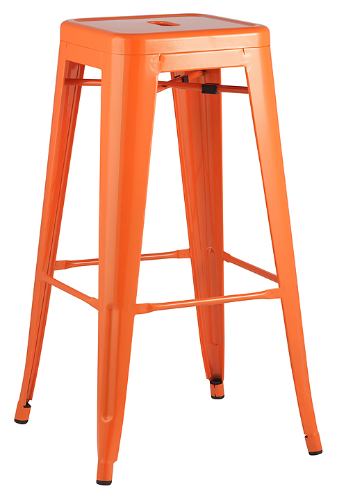 Стул барный Stool Group TOLIX оранжевый глянцевый