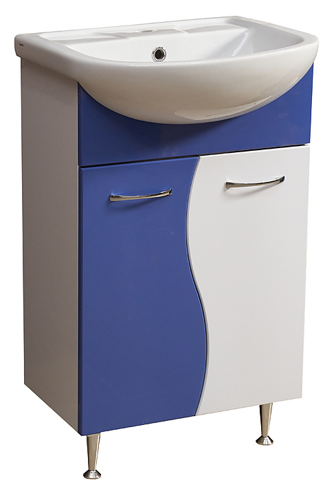 Тумба напольная Stella Polar Колор-1 55 SP-00000195, синяя