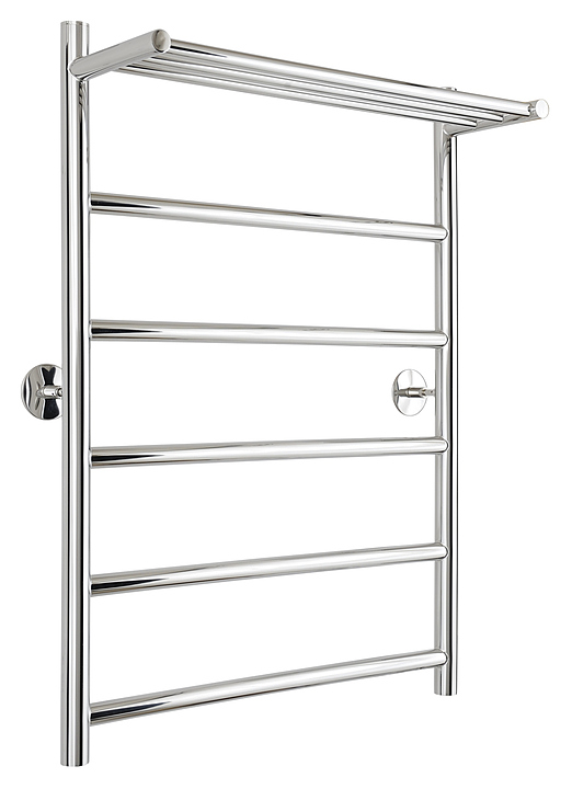 Полотенцесушитель водяной с полкой Стилье Универсал-54 80х50 см без покрытия