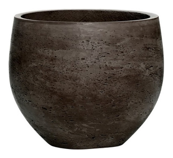 Кашпо Pottery Pots Mini ORB (39х35 см) темно-коричневое
