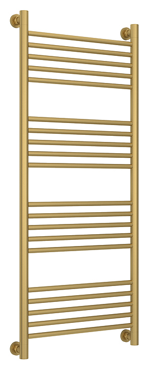 Полотенцесушитель водяной Сунержа Богема+ 120x50 см с прямой перемычкой, матовое золото