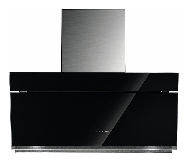 Кухонная вытяжка Falmec BUTTERFLY 90 IX (800) ECP черное стекло