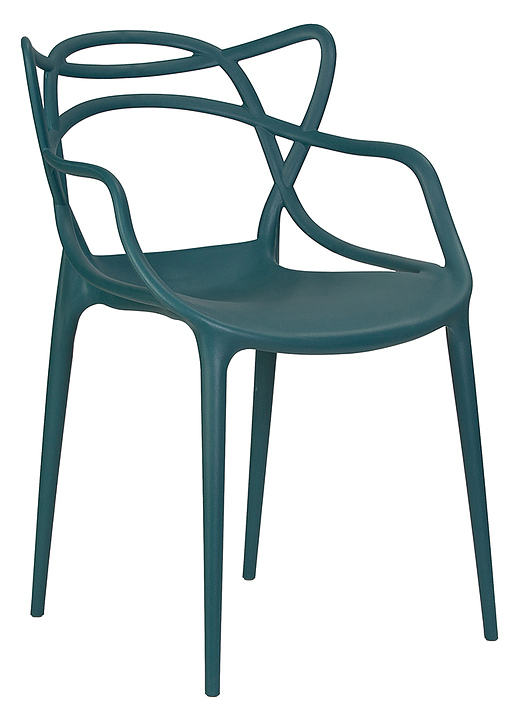 Стул обеденный DOBRIN 601PP-LMZL-N MASTERS (морская волна) 4 шт.