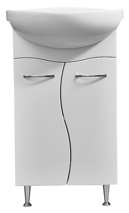 Тумба напольная Stella Polar Волна 50 SP-00000037, белая