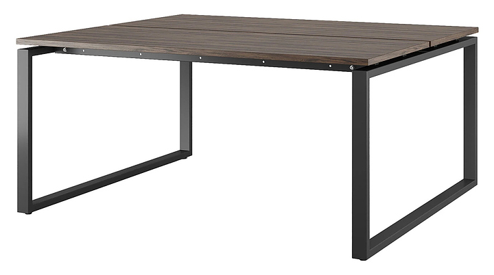 Стол офисный КОБОР O1/2-100/140 black/charlston