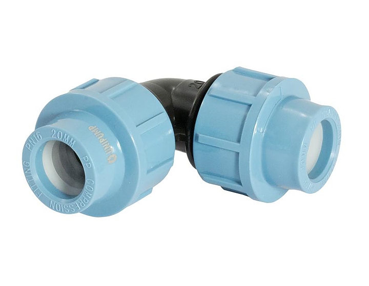 Фитинг Unipump для труб ПНД отвод 90 D32