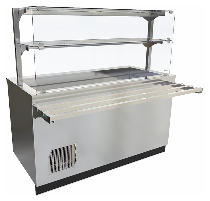 Прилавок-витрина холодильный Abat Сэйла ПВВ(Н)-70Е-03-НШ нерж.