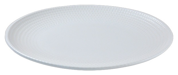 Блюдо сервировочное Bonna White Pure Dot S-PRDMOV31OV 31х24 см (фарфор) овальное белое