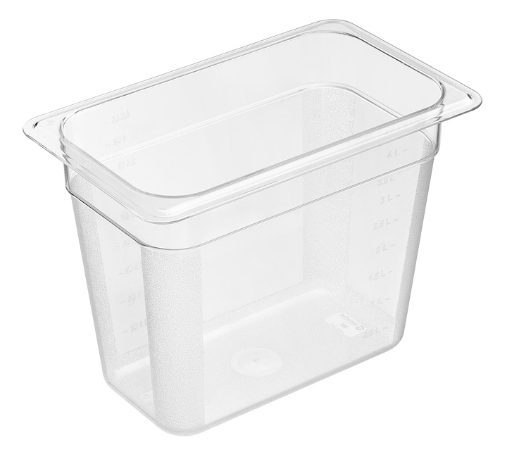 Гастроемкость Gastroplast 79723 GN 1/4-200 (265x162х200 мм) 4.5 л поликарбонат, прозрачный
