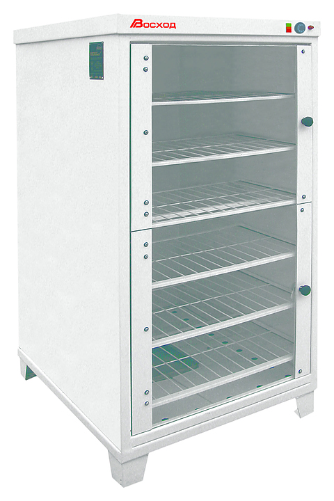 Шкаф расстоечный Восход ШРЭ-2.1 со стекл. дверцами, в обрешетке