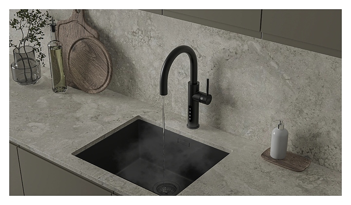 Система мгновенного кипячения воды 5 в 1 ArtisanTech Aquahot Aspen (черный матовый)