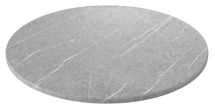 Столешница Sheffilton SHT-TT 90 (МДФ) круглая серый мрамор