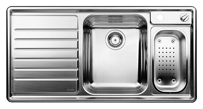 Мойка Blanco AXIS 6 S ChromoDur (вентиль-автомат)