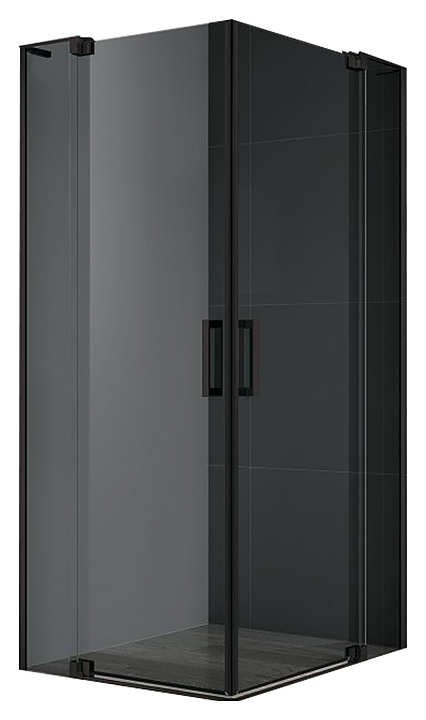 Уголок душевой CEZARES SLIDER-AH-2-80/90-100/110-GRIGIO-NERO