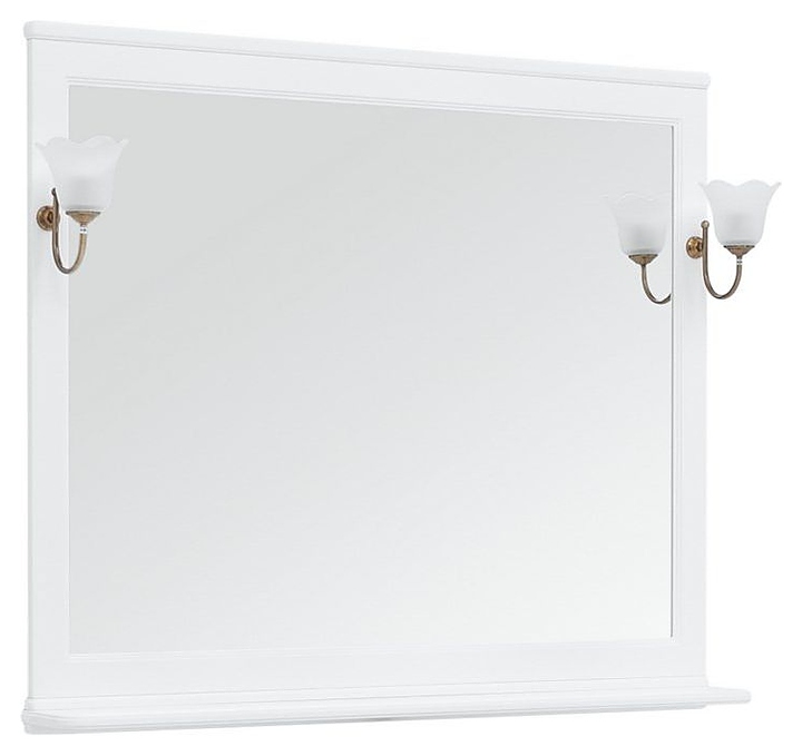 Зеркало Aquanet Валенса NEW 120 белое