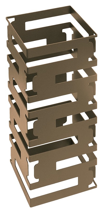 Подставка-куб фуршетная Luxstahl 150х150х355 мм бронза