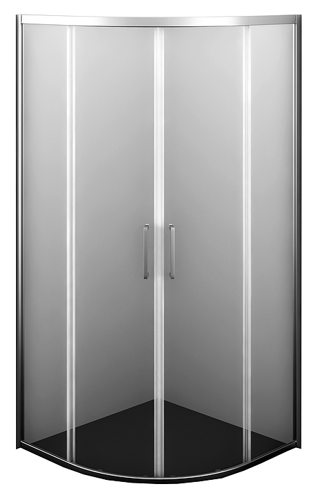 Уголок душевой Wasserkraft Main 41S23 100х100 см, серебристый профиль