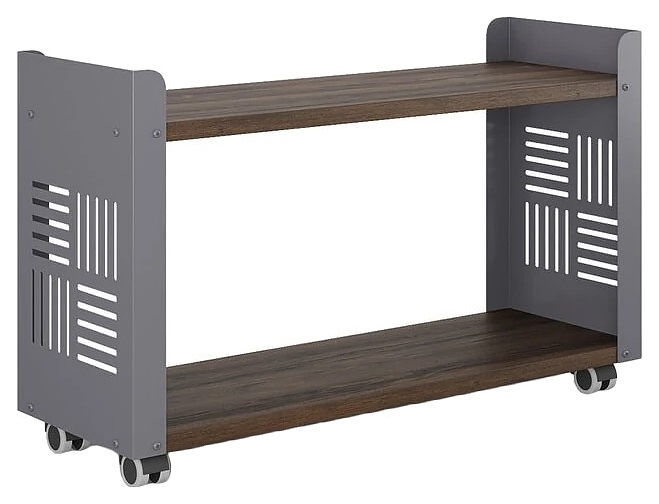 Стеллаж мобильный КОБОР SМ2-90/30 graphite/charlston