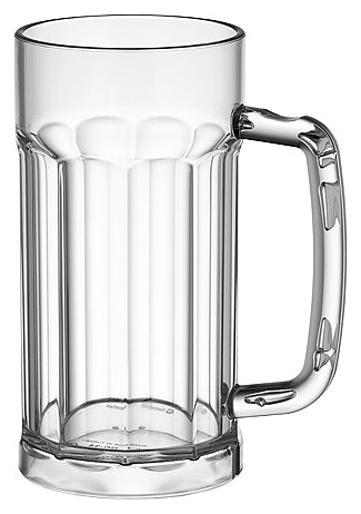 Кружка для пива Gastroplast GC-34 560 мл (поликарбонат) прозрачная