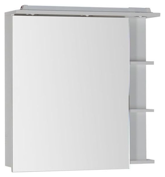 Шкаф зеркальный Aquanet Лаконика 85 белый