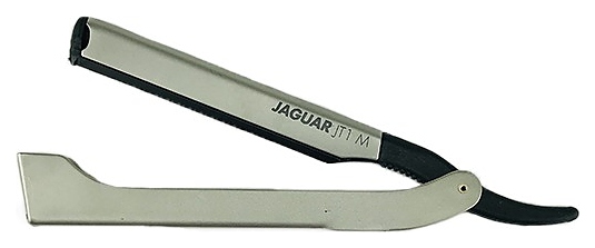 Бритва-шаветт JAGUAR JT1 M Black с металлической ручкой
