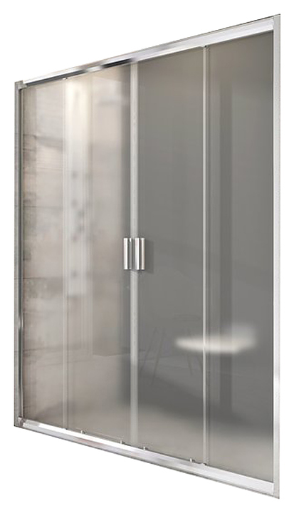 Дверь душевая Ravak Blix BLDP4 160х190 см, раздвижная, Transparent, профиль блестящий