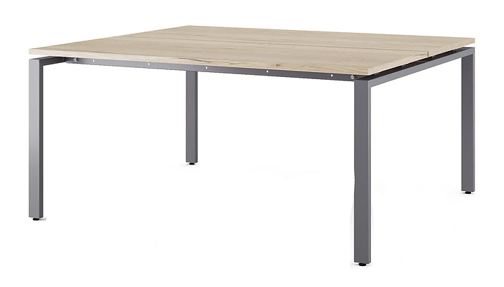 Стол офисный КОБОР P/2-80/140 graphite/natural
