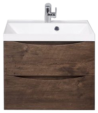 Тумба под раковину BelBagno MARINO-600-2C-SO-RW-P темное дерево