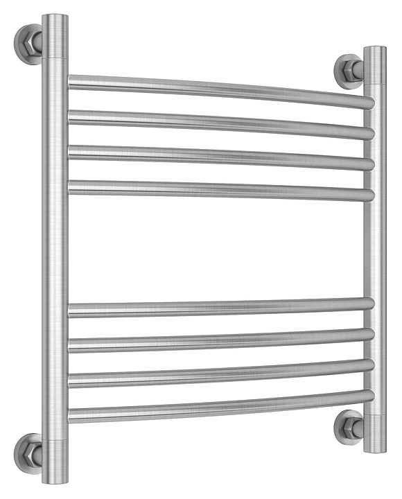 Полотенцесушитель водяной Сунержа Богема+ 50x50 см с выгнутой перемычкой, сатин